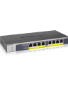 8-Port Gigabit Ethernet PoE+ Unmanaged Switch with 120W PoE Budget, Rack-mount or Wall-mount - nr 26