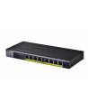 8-Port Gigabit Ethernet PoE+ Unmanaged Switch with 120W PoE Budget, Rack-mount or Wall-mount - nr 54