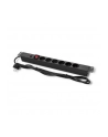qoltec Listwa zasilająca CB do szafy RACK | 19cali | 1U | 16A | PDU |  6xSCHUKO | 2m - nr 9