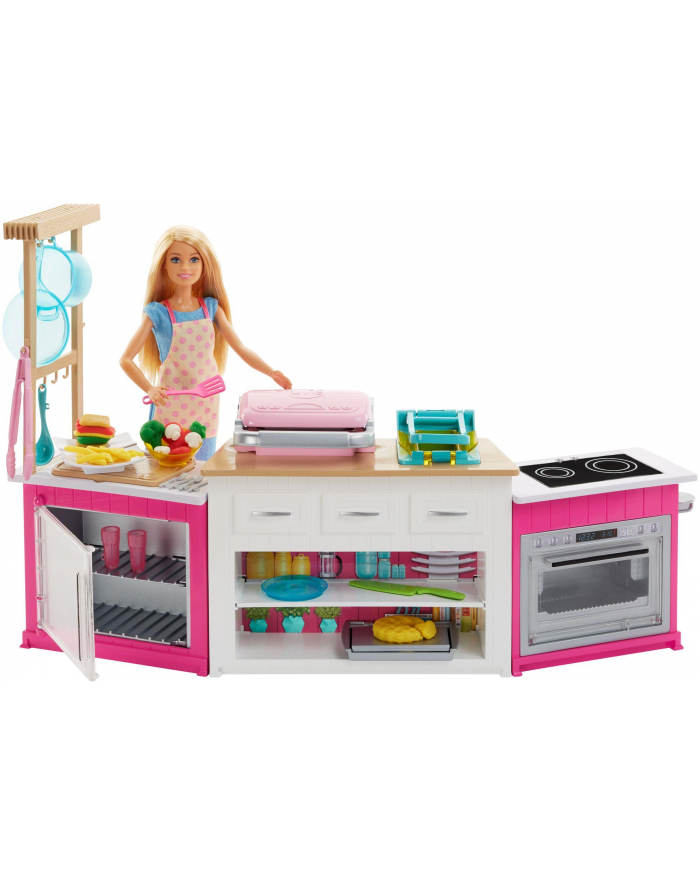 Barbie Idealna kuchnia zestaw z lalką FRH73 p2 MATTEL główny