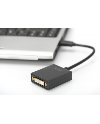 digitus Adapter graficzny DVI 1080p FHD na USB 3.0, aluminiowy