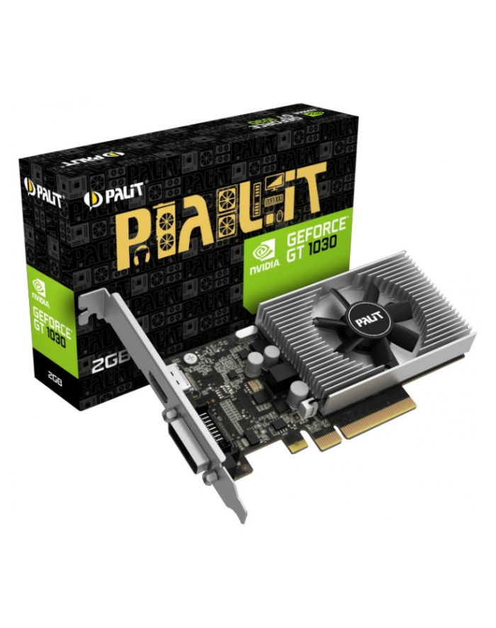 palit Karta graficzna GeForce GT 1030 2GB 64BIT DDR4 DVI/HDMI główny