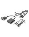 digitus Konwerter/adapter audio-video VGA do HDMI, 1080p FHD, z audio 3.5mm - nr 13