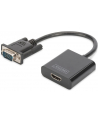 digitus Konwerter/adapter audio-video VGA do HDMI, 1080p FHD, z audio 3.5mm - nr 22