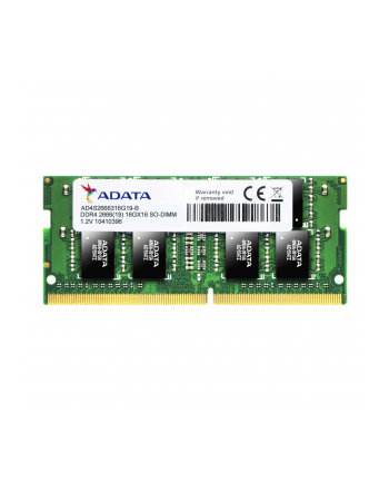 adata Pamięć notebookowa Premier DDR4 2666 SODIM 16GB CL19 Single Tray