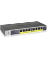 8-Port Gigabit Ethernet PoE+ Unmanaged Switch with 120W PoE Budget, Rack-mount or Wall-mount - nr 40