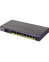 8-Port Gigabit Ethernet PoE+ Unmanaged Switch with 120W PoE Budget, Rack-mount or Wall-mount - nr 61