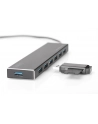 digitus HUB/Koncentrator 7-portowy USB 3.0 SuperSpeed, aktywny, aluminium - nr 24