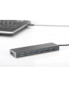 digitus HUB/Koncentrator 7-portowy USB 3.0 SuperSpeed, aktywny, aluminium - nr 69