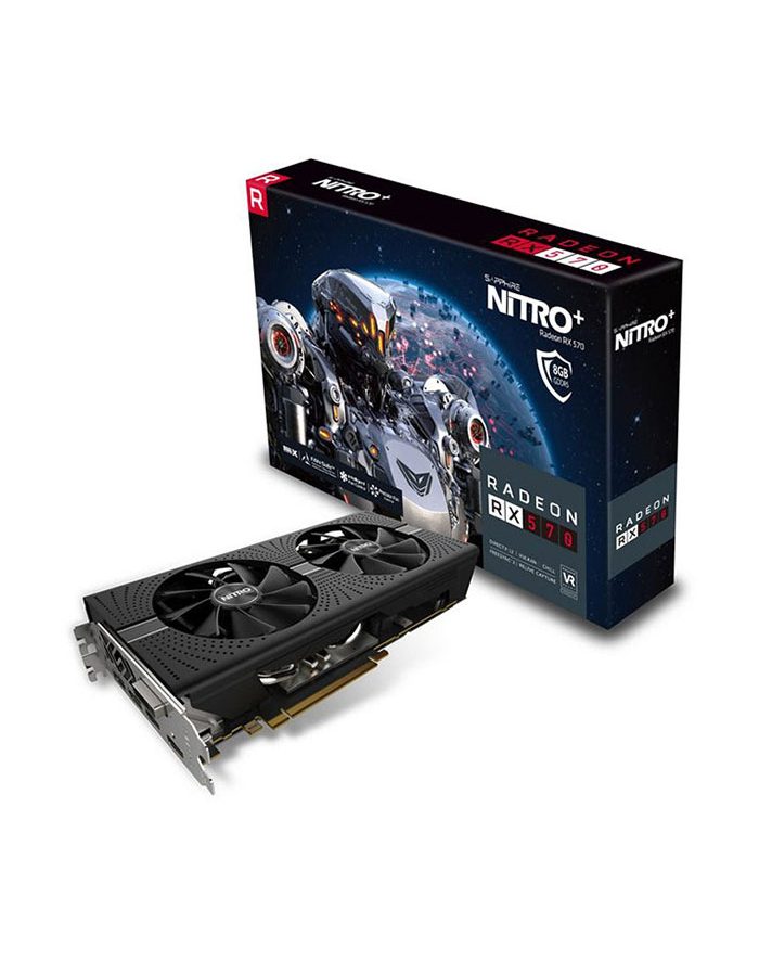 VGA Sapphire RX 570 4GB Nitro+, GDDR5,HDMI*2,DP*2,2S główny