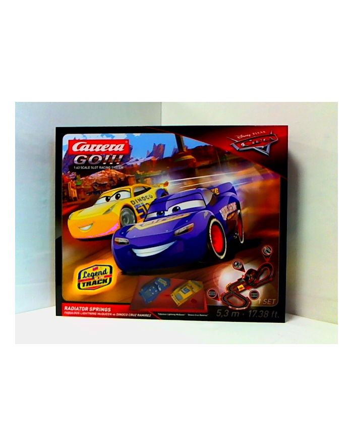 carrera toys Tor GO!!! Disney/Pixar Cars 3 - Chłodnica Górska 62446 Carrera główny