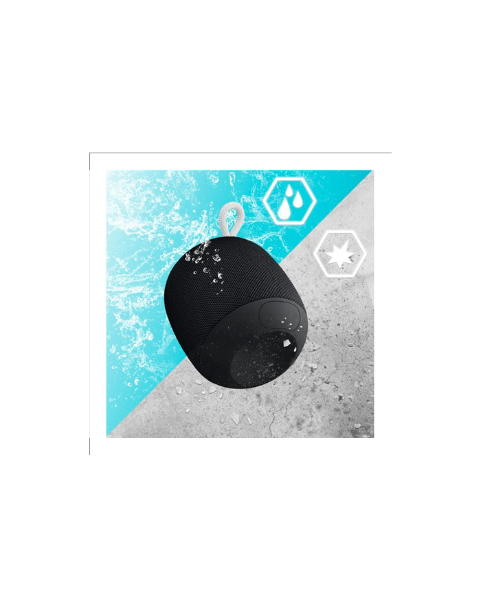 logitech Głośnik bluetooth Ultimate Ears WonderBoom 984-000851 czarny główny