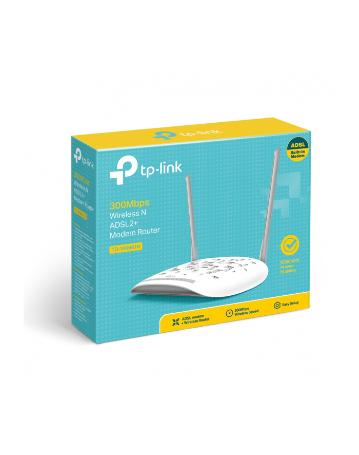 tp-link Router TD-W8961N ADSL2+ N300 1WAN 4LAN główny