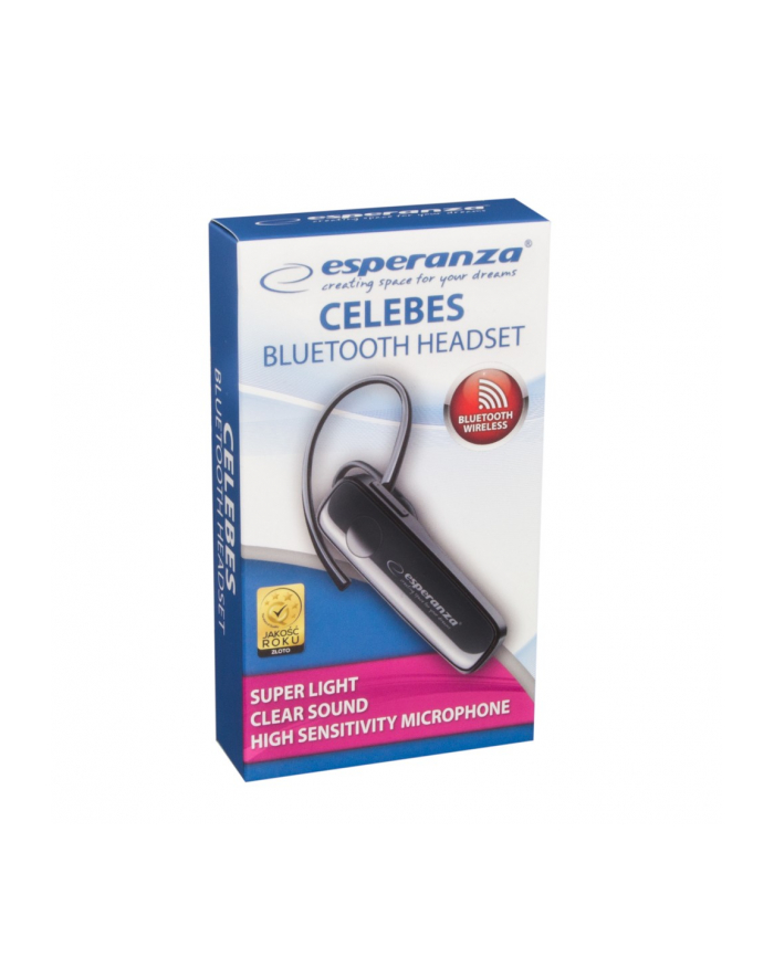 esperanza Słuchawka douszna bluetooth Celebes czarna główny