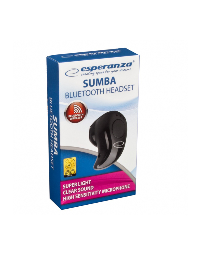 esperanza Słuchawka douszna bluetooth Sumba czarna główny