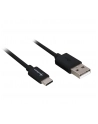 Sharkoon USB 2.0 A - USB C Adapter - black - 0.5m - nr 10