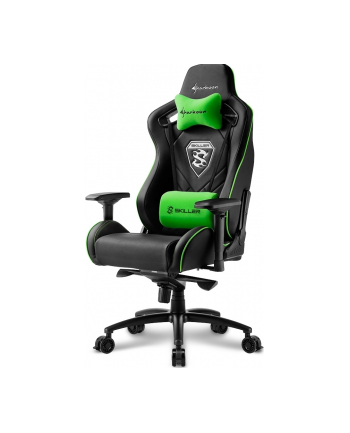 Sharkoon Skiller SGS4 Gaming Seat - black/green