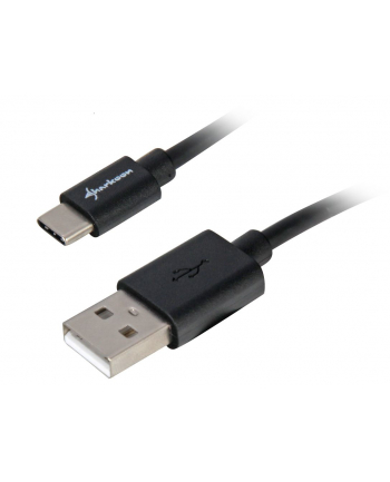 Sharkoon USB 2.0 A - USB C Adapter - black - 0.5m