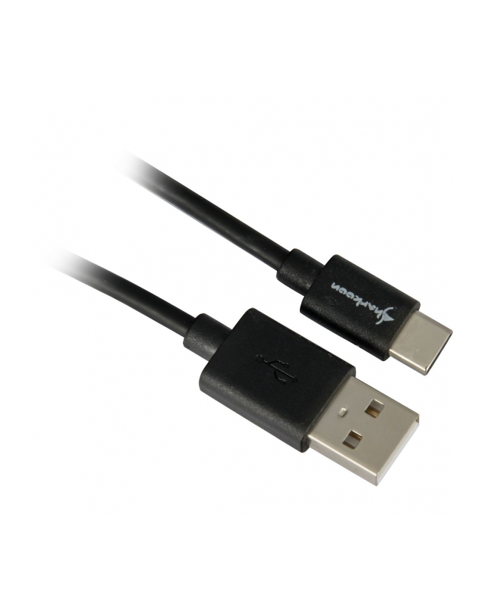 Sharkoon USB 2.0 A - USB C Adapter - black - 1.5m główny