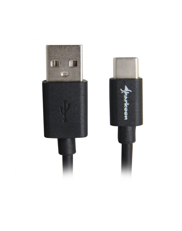 Sharkoon USB 2.0 A - USB C Adapter - black - 3m główny