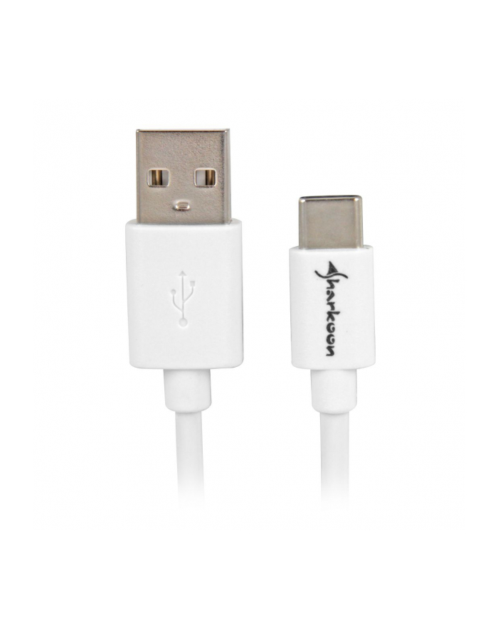 Sharkoon USB 2.0 A - USB C Adapter - white - 0.5m główny