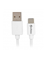 Sharkoon USB 2.0 A - USB C Adapter - white - 0.5m - nr 6