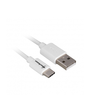 Sharkoon USB 2.0 A - USB C Adapter - white - 3m