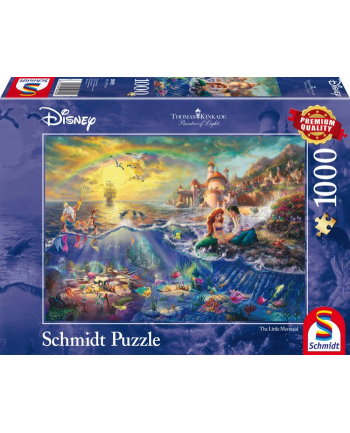 Schmidt Spiele Puzzle Thomas Kinkade: Disney Ariel