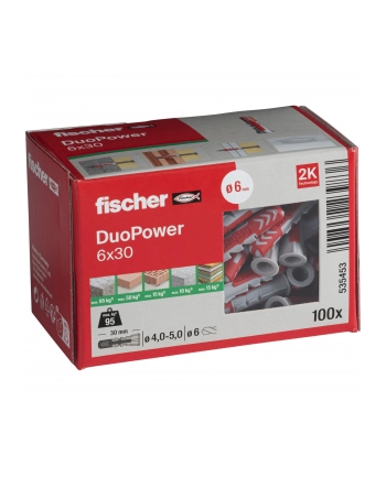 Fischer DUOPOWER 6x30 LD 100pcs