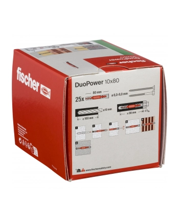 Fischer DUOPOWER 10x80 LD 25pcs