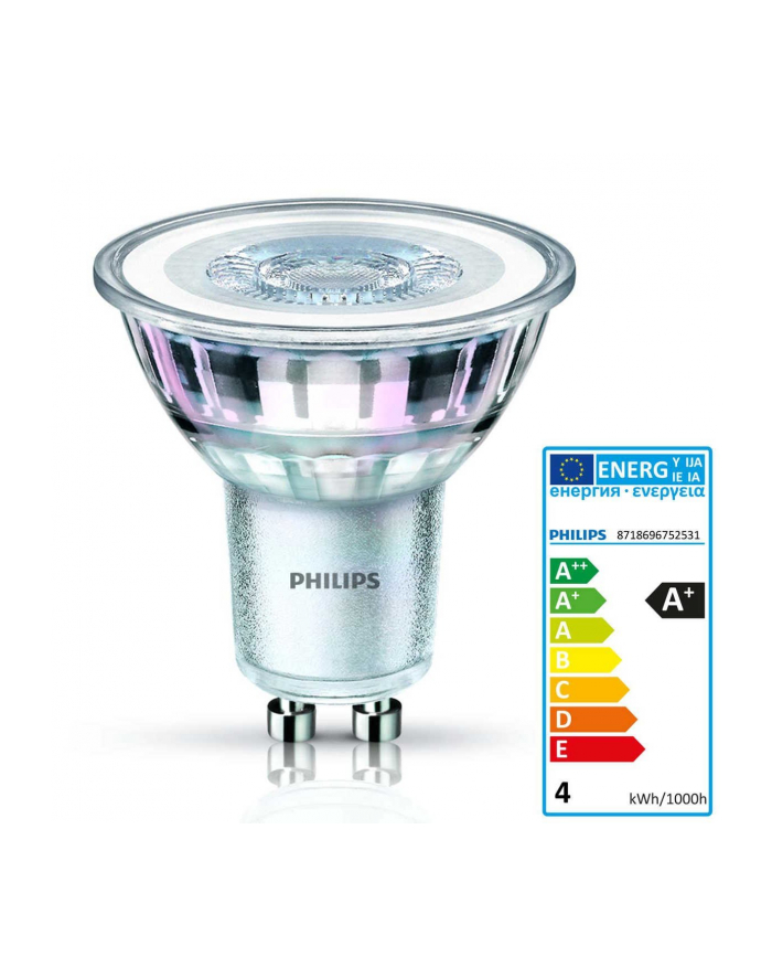 Philips CorePro LEDspot 3.5W GU10 - 36° 827 2700K extra warm light główny