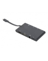 Digitus Universal Travel Docking Station - HDMI, USB, USB-C, VGA, RJ-45, Card Reader - nr 23