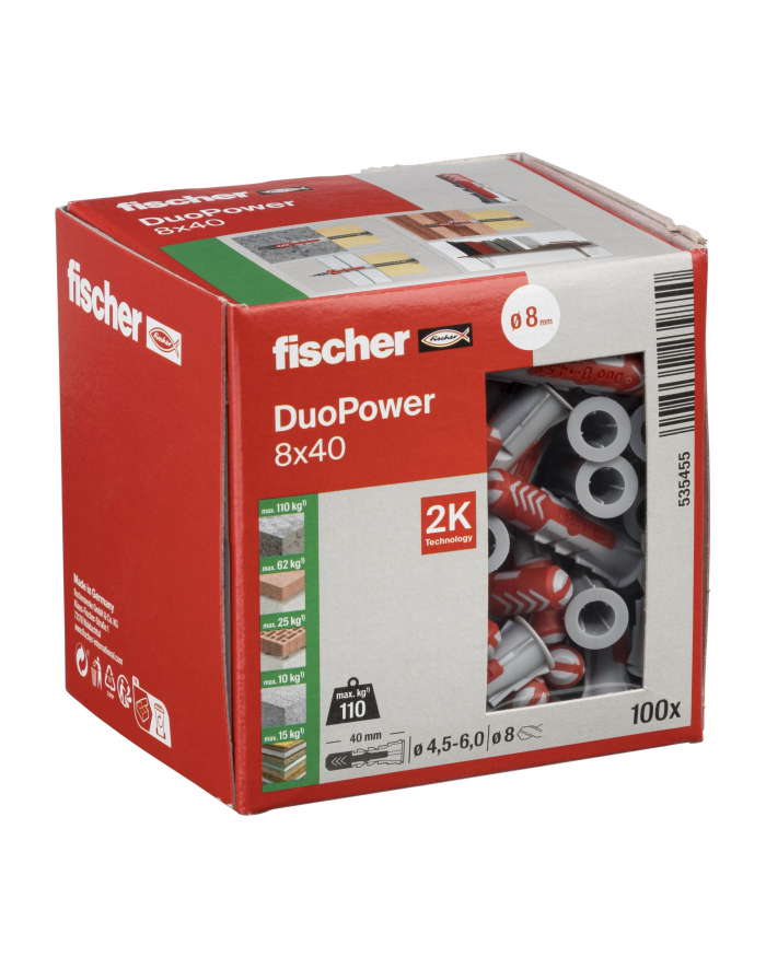 Fischer DUOPOWER 8x40 LD 100pcs główny