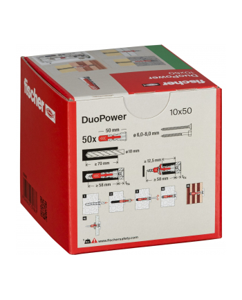 Fischer DUOPOWER 10x50 LD 50pcs