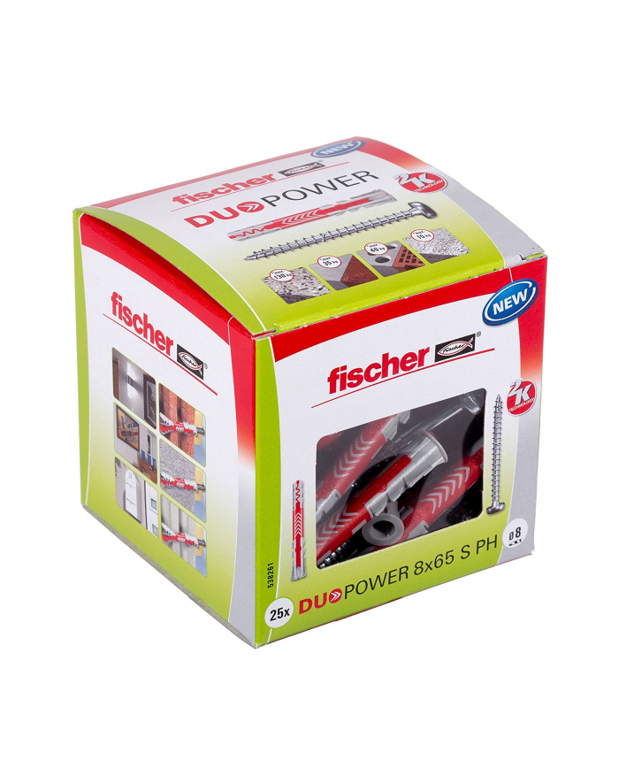 Fischer DUOPOWER 8x65 S PH LD 25pcs główny