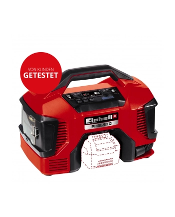 Einhell hybrid compressor PRESSITO, 18Volt / 220Volt