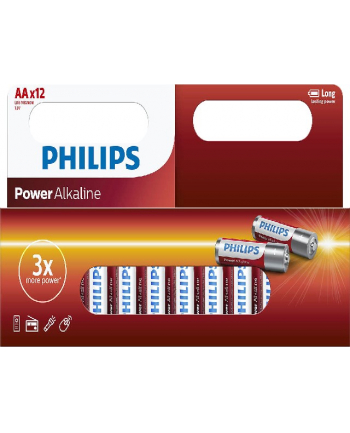 Bateria AA LR6 PHILIPS Alkaliczna 12 SZTUK Blister