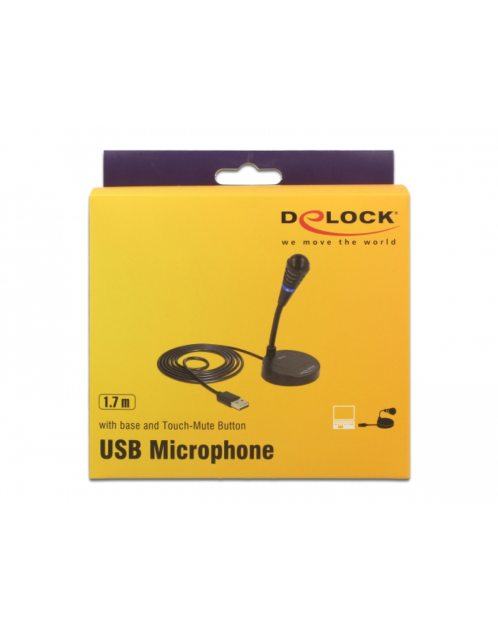Delock USB Microphone with base and Touch-Mute Button główny