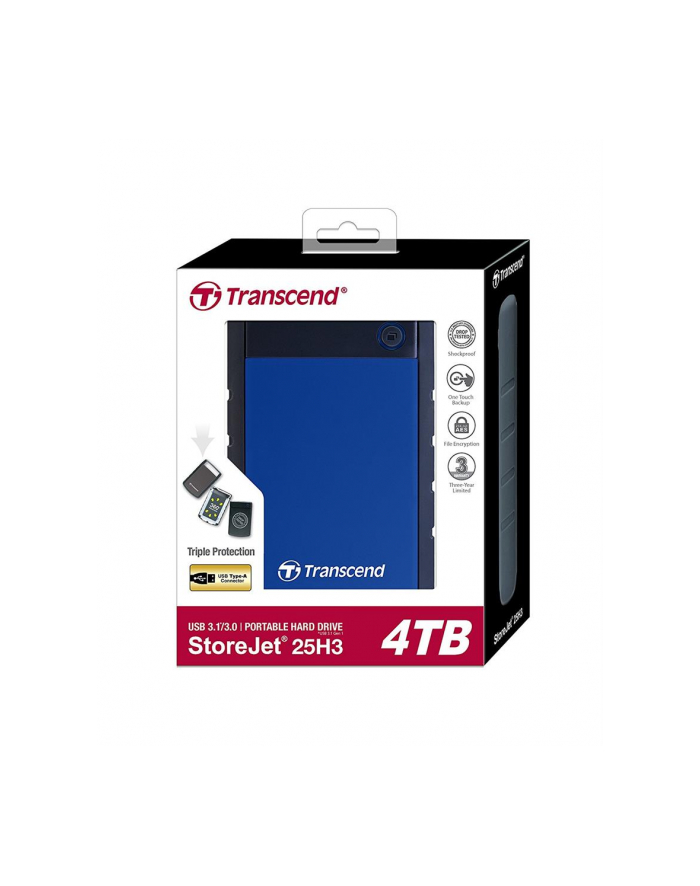 Transcend StoreJet 25H3 4 TB - 2.5 - USB 3.1 główny