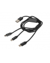 natec Kabel Extreme Media micro USB, USB-C, Lightning combo 1m czarny - nr 11