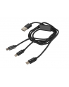 natec Kabel Extreme Media micro USB, USB-C, Lightning combo 1m czarny - nr 14