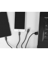 natec Kabel Extreme Media micro USB, USB-C, Lightning combo 1m czarny - nr 6