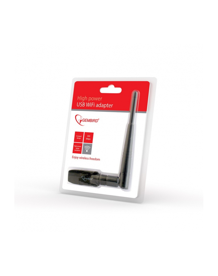 Gembird karta sieciowa WiFi USB High Power 300 Mbps główny