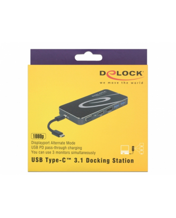 DeLOCK USB Type-C 3.1, Dockingstation