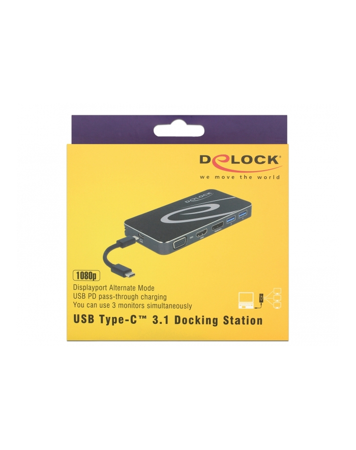 DeLOCK USB Type-C 3.1, Dockingstation główny