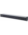 intellinet network solutions Intellinet Listwa zasilająca rack 19'' 1U  110V - 250V/16A 8 gniazd C19 kabel 2m - nr 19