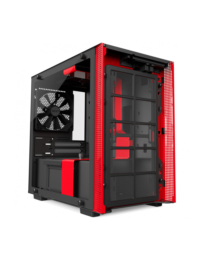 NZXT H200 Black/Red Window - Mini-ITX główny