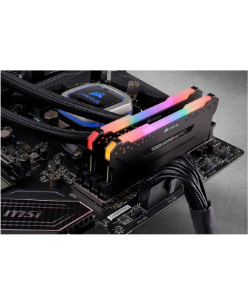 Corsair DDR4 16 GB 2666-CL16 - Dual-Kit - Vengeance RGB PRO Black