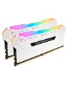 Corsair DDR4 32 GB 2666-CL16 - Quad-Kit - Vengeance RGB PRO White - nr 8