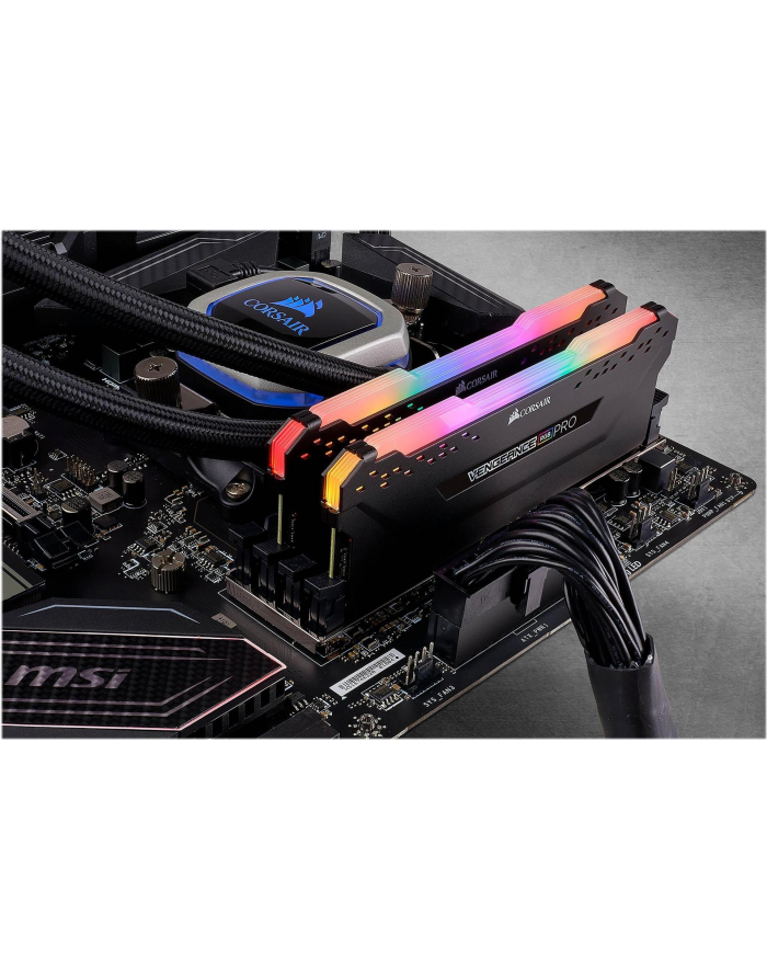 Corsair DDR4 16 GB 3200-CL16 - Dual-Kit - Vengeance RGB PRO Black główny
